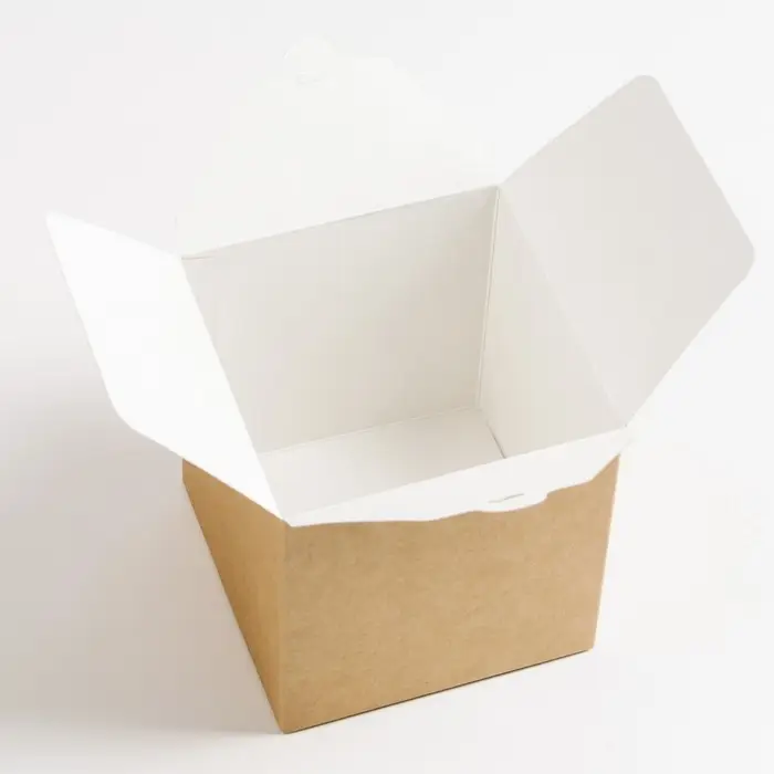 Коробка складная крафт, 10&times;10&times;10 см