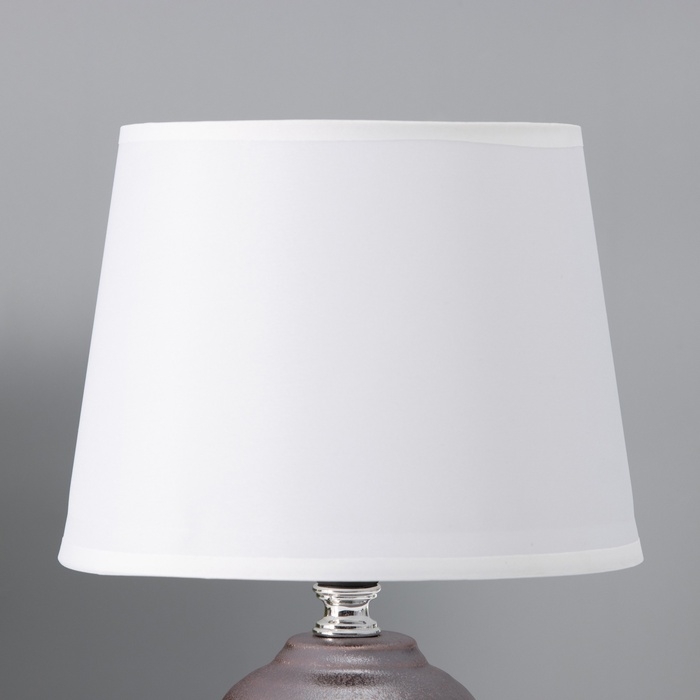 Настольная лампа с абажуром RISALUX &laquo;Тирел&raquo;, Е14, 40 Вт, 18&times;18&times;30 см