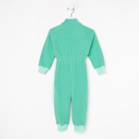 Комбинезон воротник-стойка, цвет мятный, рост 92-98 см
