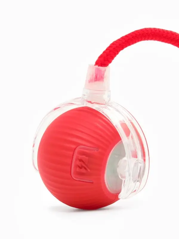 Интерактивная игрушка для кошек "Убегающий хвост", красная