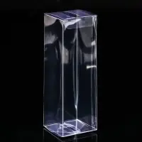 Складная прозрачная коробка из PVC, для упаковки подарков, 5&times;5&times;15 см