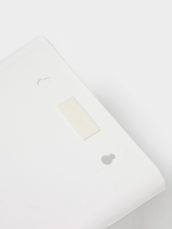 Корзина для пакетов, 18&times;9&times;35 см, цвет белый