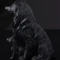 Фигура "Колли" 10х7 см, черный