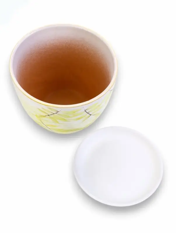 Набор горшков цветочный поддоном 4 шт 0,4 / 1 / 2,5 / 5 л керамика, Тропики