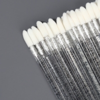 Аппликаторы для помады и блеска, набор - 50 шт, 9 см, цвет чёрный Аппликаторы для помады и блеска, набор - 50 шт, 9 см, цвет чёрный