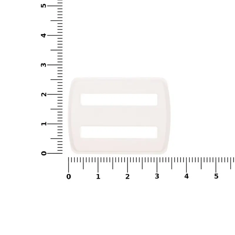 Пряжка &mdash; регулятор ремня Fermo, белая