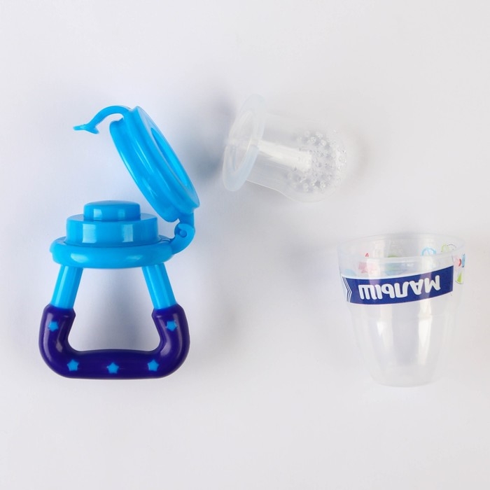 Ниблер &laquo;Малыш&raquo; с силиконовой сеточкой, цвет синий