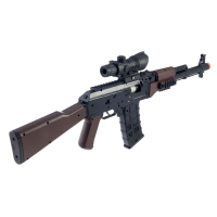 Автомат "АК-47", стреляем мягкими пулями с гильзами