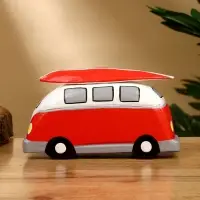Сувенир "Микроавтобус" дерево 19х6х9 см, цв. красный