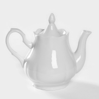 Чайник фарфоровый &laquo;Романс&raquo;, 1,75 л, цвет белый