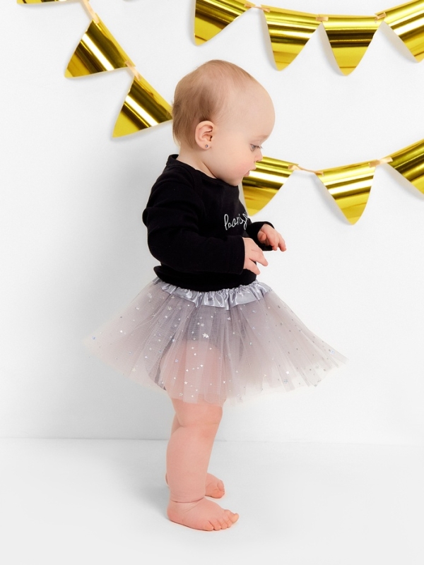 Юбка детская KAFTAN Юбка детская KAFTAN "Звездочки" серый, длина 17 см