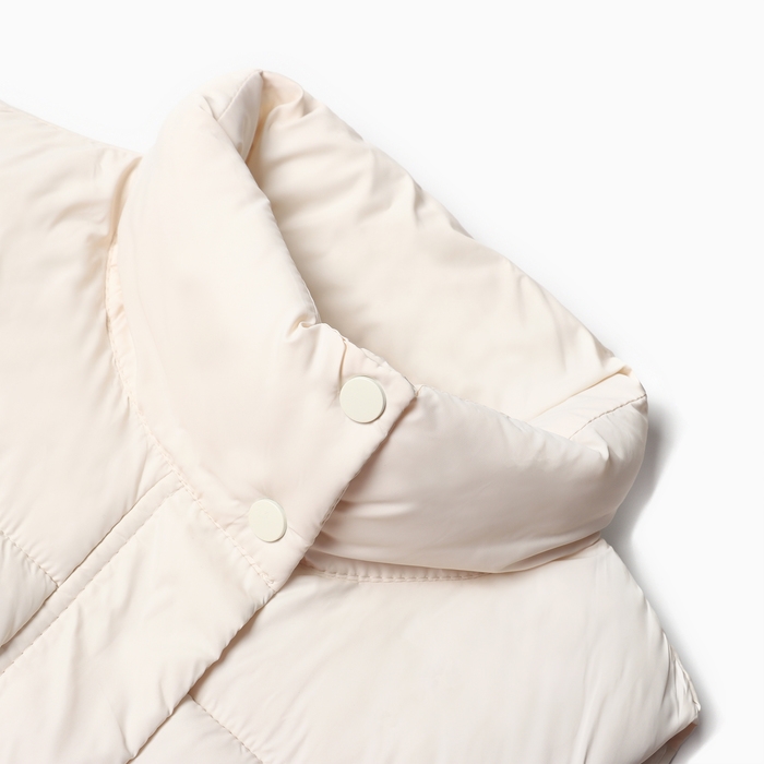 Жилет женский с воротником MIST, р.44, молочный Жилет женский с воротником MIST, р.44, молочный