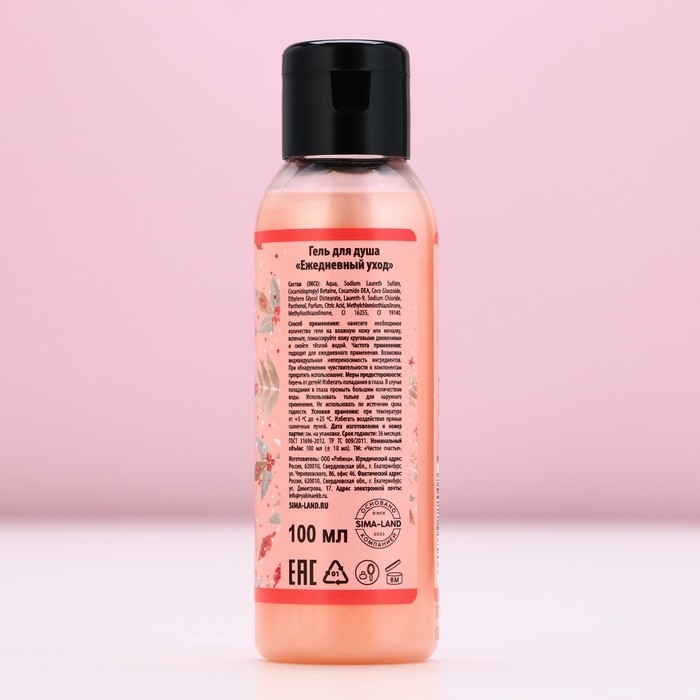 Гель для душа &laquo;Чудес круглый год!&raquo;, 100 мл, аромат ягодный чизкейк, Новый Год