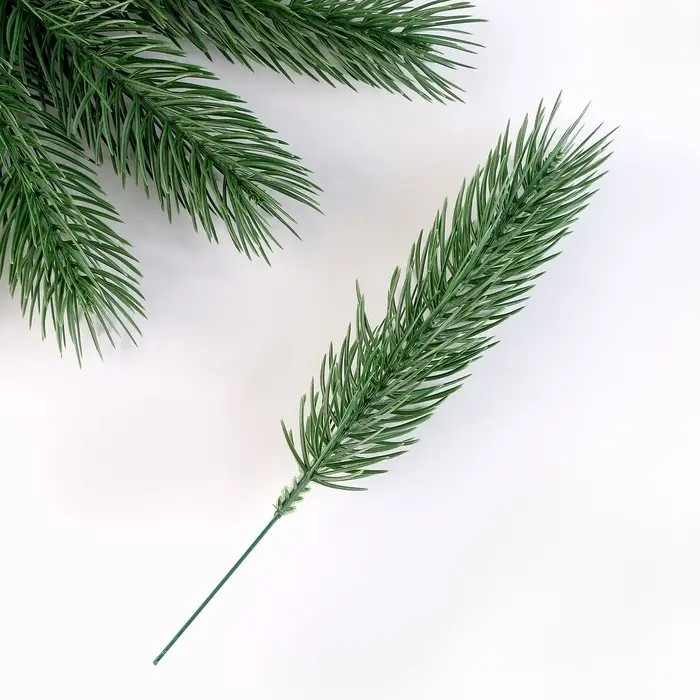 Литая веточка, зелёная, 22 &times; 4 см, набор 20 шт.