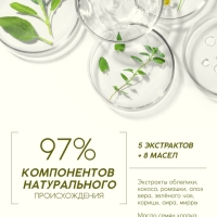Шампунь для волос, витаминный эликсир, аромат облепихи, 250 мл, Рябина