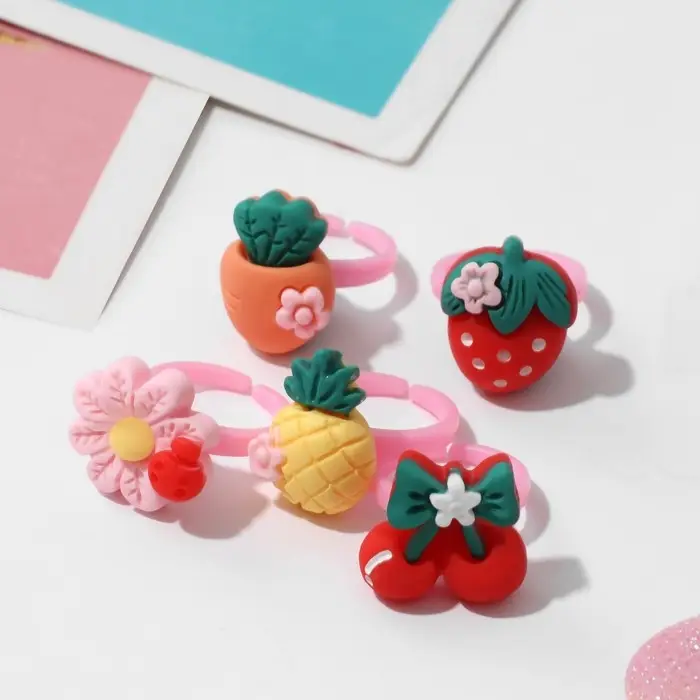 Кольцо детское &laquo;Выбражулька&raquo; грядка, форма МИКС, цветное, безразмерное