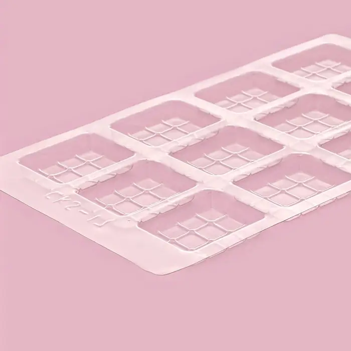 Форма для шоколада и конфет &laquo;Мини плитка&raquo;, пластик, 22&times;13&times;1 см, 12 ячеек (3,5&times;4 см), прозрачная