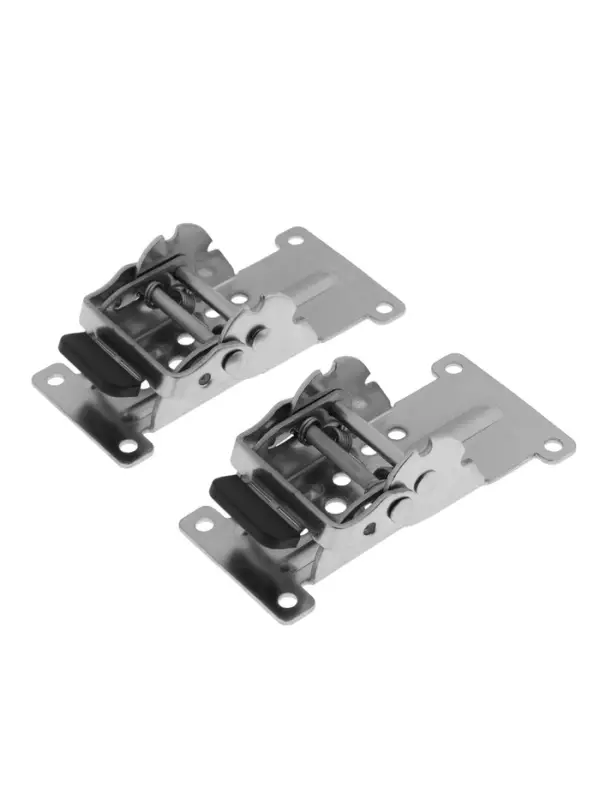 Кронштейн складной ТУНДРА ks001, 70х70 мм, цвет хром, набор 2 шт