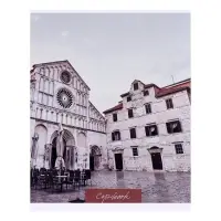 Тетрадь 48 листов в клетку Calligrata &laquo;Города&raquo;, обложка мелованный картон, серые листы, МИКС