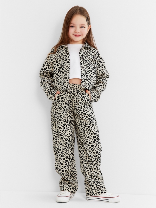 Рубашка для девочки KAFTAN Leo velvet р.30 (98-104 см)