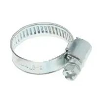 Хомут червячный ZEIN engr, несквозная просечка, диаметр 16-27 мм, ширина 9 мм, оцинкованный