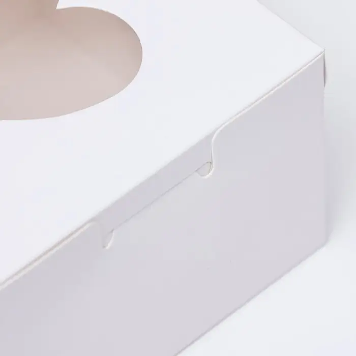 Коробка сборная, белая, 10&times;10&times;6.5 см