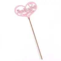 Топпер для торта деревянный &laquo;Любимой&raquo;, розовый, 13&times;10 см