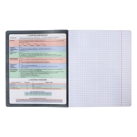 Тетрадь предметная ИНФОРМАТИКА, 48 листов в клетку, ErichKrause "Чубрик", пластиковая обложка, шелкография, блок офсет 100% белизна, инфо-блок