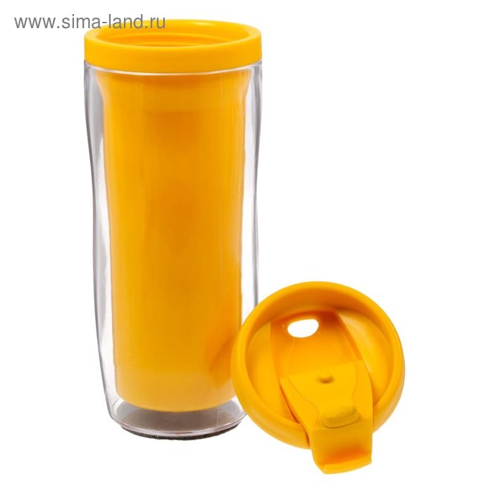 Термостакан под вставку Соломон &laquo;Вид 4&raquo;, 350 мл, жёлтый