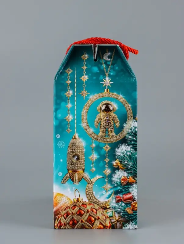 Коробка подарочная складная "МалаХит" 23 х 10 х 22 см