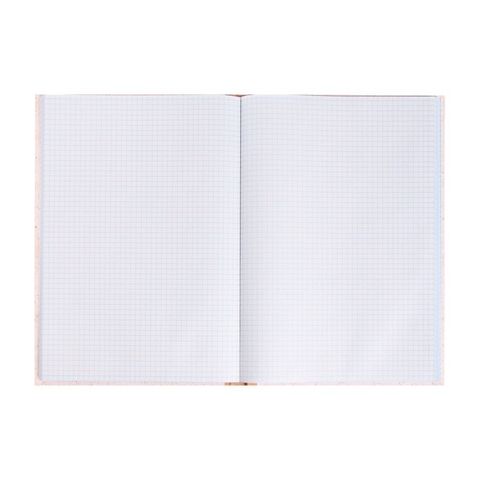 Книга учета, 96 листов, обложка картон 7Б, блок ГАЗЕТНЫЙ, клетка, имитация КРАФТА
