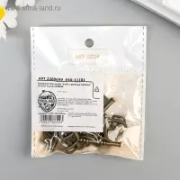 Декоративный элемент для творчества &laquo;Арт Узор. Ключ с двойным сердцем&raquo;, металл под латунь, 4&times;2 см