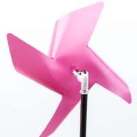 Штекер с подсветкой "Ветерок" розовый, 19х70см Штекер с подсветкой "Ветерок" розовый, 19х70см