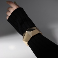 Браслет металл «Манжета» углы, цвет золото Браслет металл «Манжета» углы, цвет золото