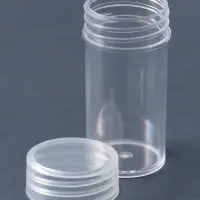 Баночка пластик "Цилиндр" прозрачная (в) 2,5х2,5х5 см