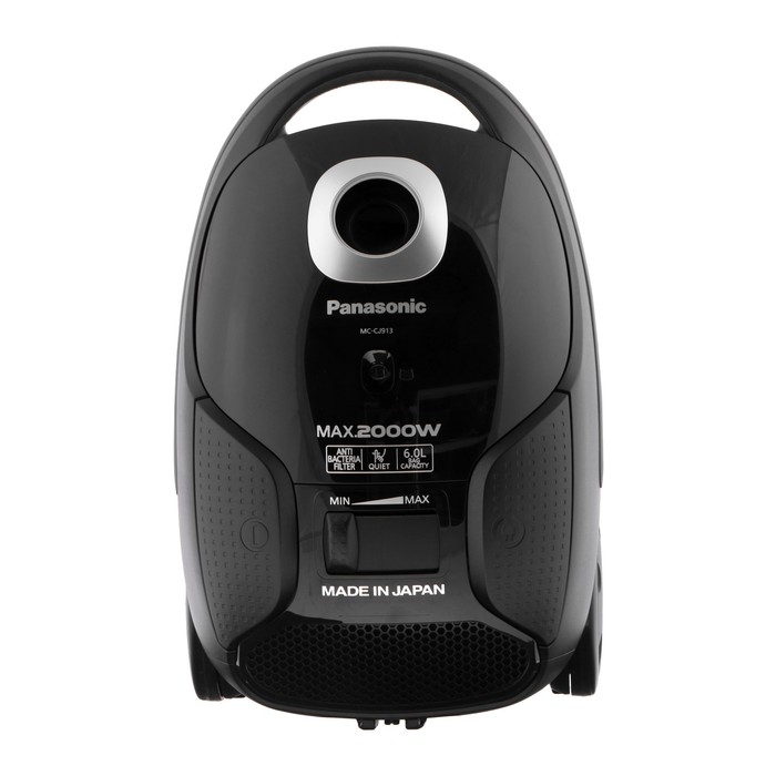 Пылесос PANASONIC MC-CJ913K, мешок, 2000 Вт, 6 л, шнур 5 м, чёрный Пылесос PANASONIC MC-CJ913K, мешок, 2000 Вт, 6 л, шнур 5 м, чёрный
