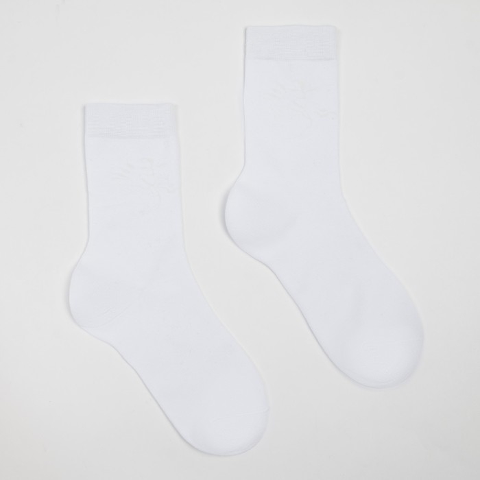Носки женские, цвет белый, размер 36-40