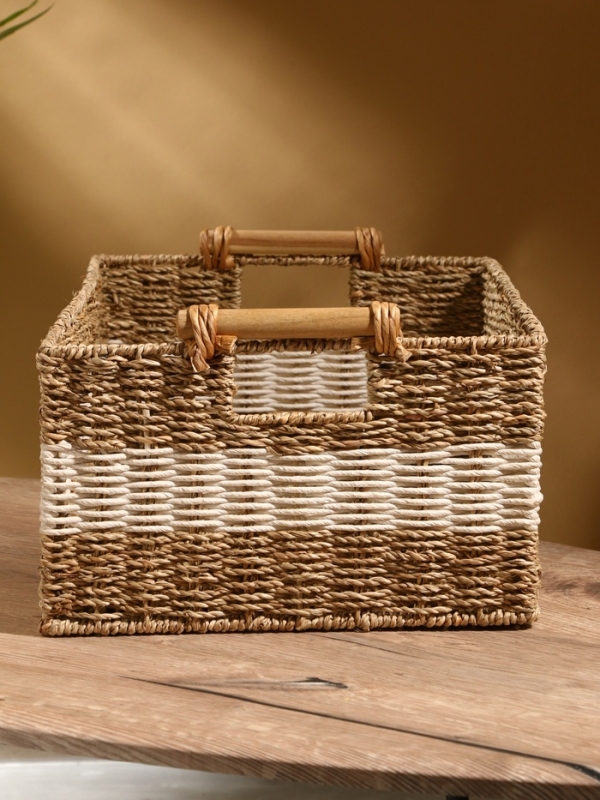 Корзина плетеная 46х31х20 см, сиграсс