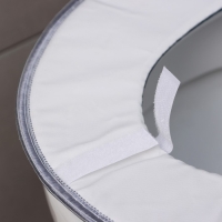 Чехол на сиденье для унитаза на липучках Доляна &laquo;Фили&raquo;, цвет МИКС