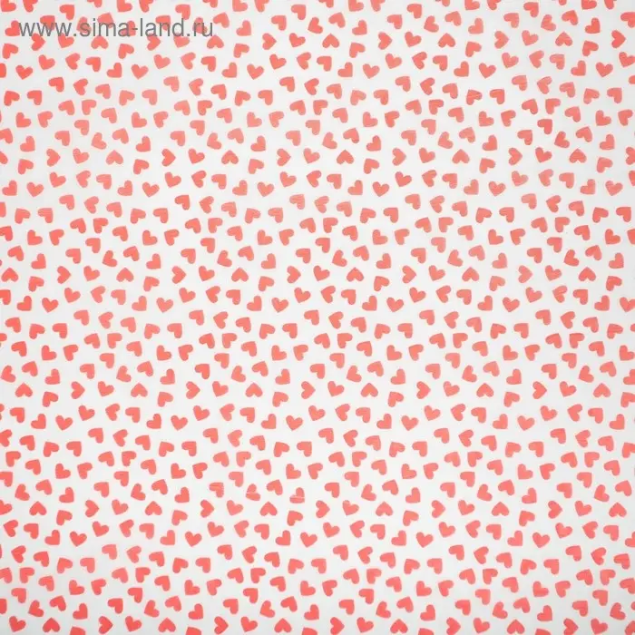 Бумага упаковочная тишью &laquo;Little hearts&raquo;, 50 х 70 см