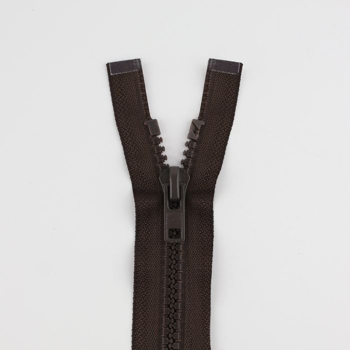 Молния &laquo;Трактор&raquo;, №8, разъёмная, замок автомат, 90 см, цвет коричневый