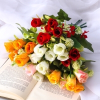 Букет "Роза леди, ассорти" 30 см, микс