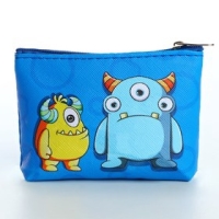 Кошелёк детский на молнии «Монстр голубой», 11 х 8,5 см Кошелёк детский на молнии «Монстр голубой», 11 х 8,5 см