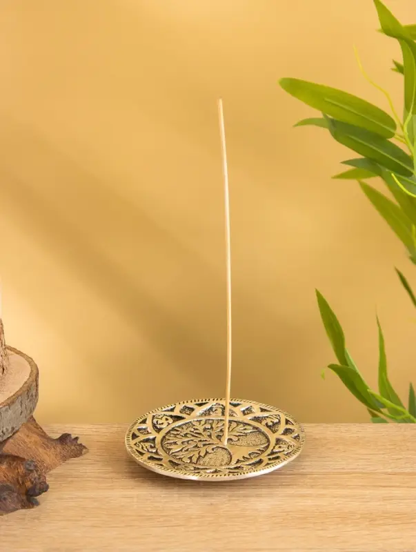 Подставка под благовония "Древо Жизни" алюминий 11 см