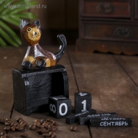 Настольный календарь "Котик" 4х7х12 см Настольный календарь "Котик" 4х7х12 см