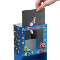 Коробка подарочная складная с пластиковым окном, упаковка, &laquo;Милые динозаврики&raquo;, 14 х 14 х 8 см