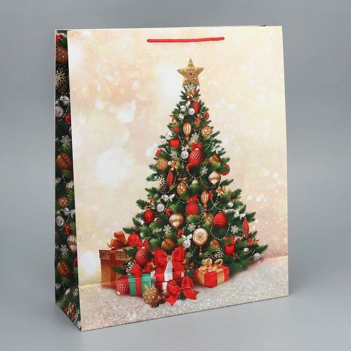 Пакет подарочный новогодний ламинированный &laquo;Тепло в доме&raquo;, XL 40 х 49 х 19 см