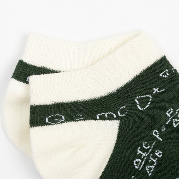 Носки MINAKU &laquo;Формулы&raquo;, размер 36-39 (23-25 см)