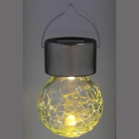 Садовый светильник на солнечной батарее &laquo;Лампочка&raquo;, 7&times;9&times;7 см, 1 LED, свечение тёплое белое