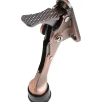 Фиксатор дверной LOCKLAND &ldquo;козья ножка&rdquo;, с автоподъемом, цвет медь